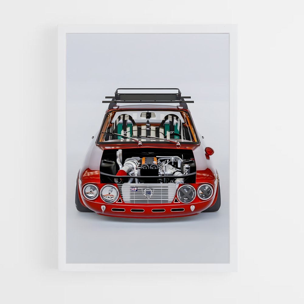 Poster Fulvia Racer – affiche Lancia (vue 3)